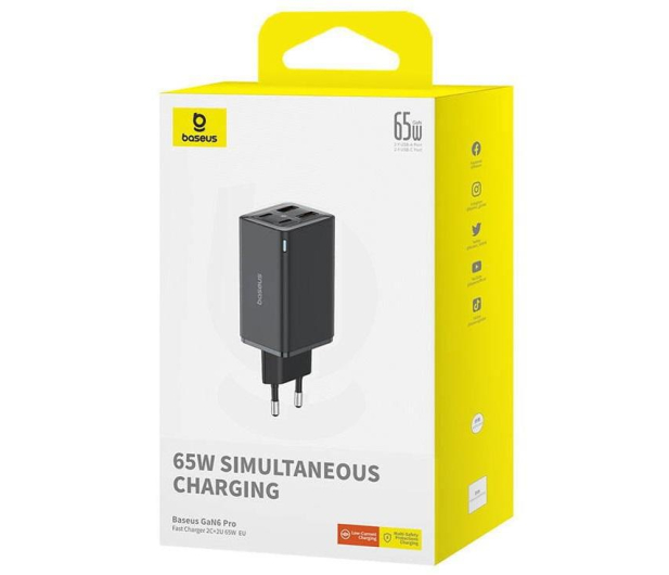 Baseus GaN6 Pro 65W - 1298073 - zdjęcie 2